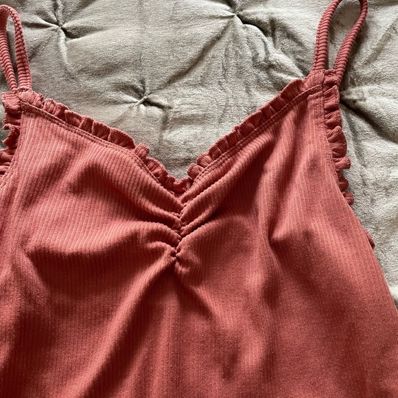Volcom bodysuit, size S, super cute coral color! - Picture 2 of 4